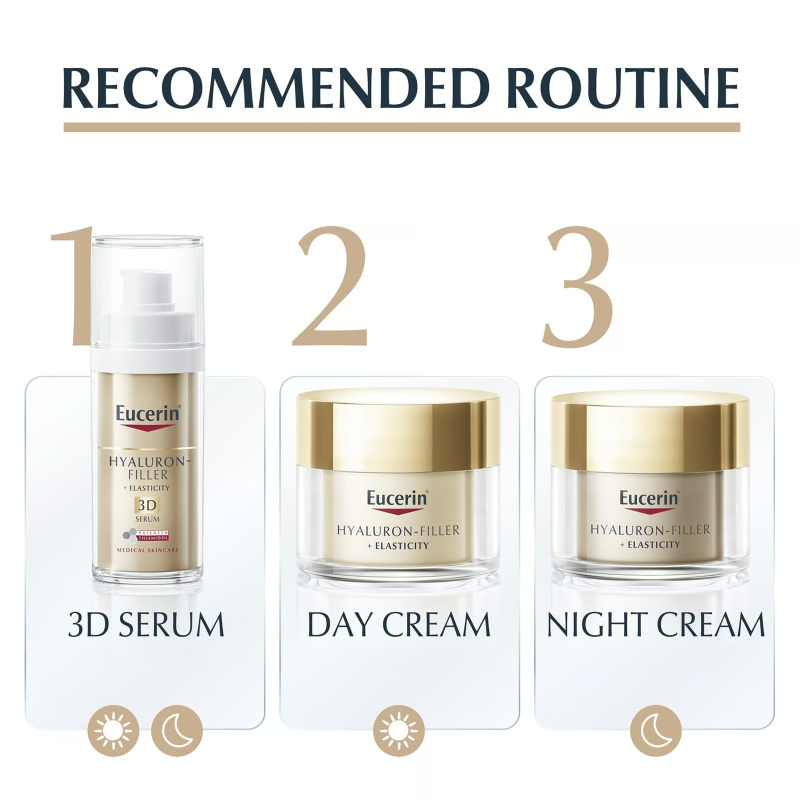 Eucerin Hyaluron-Filler+Elasticity Day Cream SPF15 50ml , Eucerin , 	 #Eucerin , #Hyaluron, #Filler, #Elasticity ,#DayCream ,#SPF, #skincare ,#บำรุงผิวหน้า, #ป้องกันแสงแดด